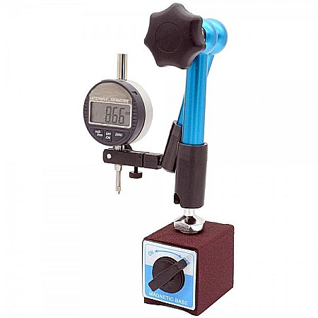 Set ceas comparator digital cursa 12mm citire 0.01mm cu suport hidraulic magnetic 80Kgf [1]