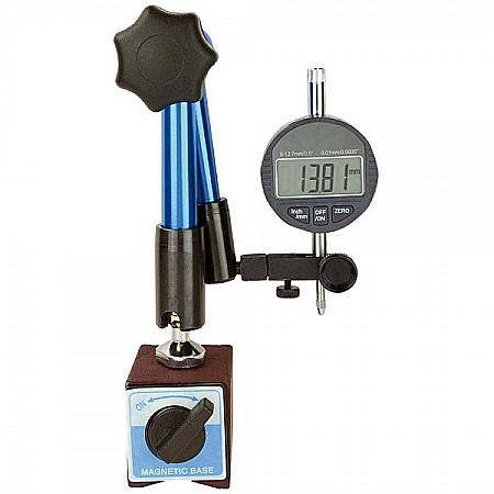 Comparatoare Digitale - Set ceas comparator digital cursa 12mm citire 0.01mm cu suport hidraulic magnetic 80Kgf