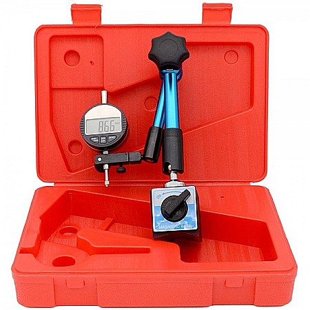 Set ceas comparator digital cursa 12mm citire 0.01mm cu suport hidraulic magnetic 80Kgf [4]