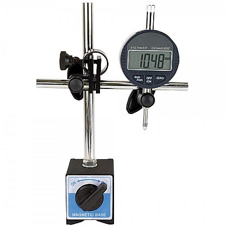 Comparatoare Digitale - Set ceas comparator digital cursa 12mm citire 0.01mm cu suport magnetic 60Kgf