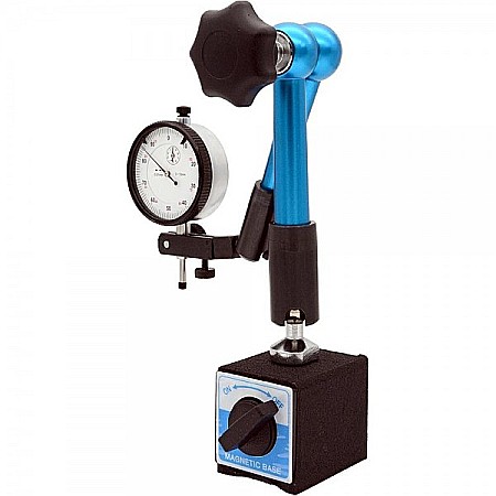 Set ceas comparator mecanic cursa 10mm citire 0.01mm cu suport hidraulic magnetic 80Kgf [1]