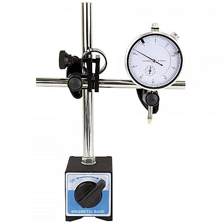 Comparatoare Mecanice - Set ceas comparator mecanic cursa 10mm citire 0.01mm cu suport magnetic 60Kgf