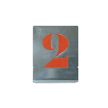 Poansoane si sabloane - Set sablon cifre de la 0 la 9 marime 100 mm