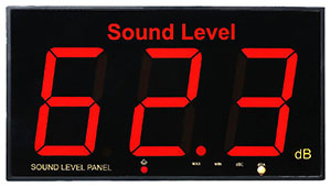 Sonometre - Sonometru de perete cu LED si ecran larg 30-130 dB/ 31.5 Hz-8.5 KHz