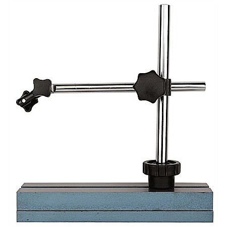 Accesorii Comparatoare - Stativ suport universal cu baza prismatica din fonta si lungime brat 250mm