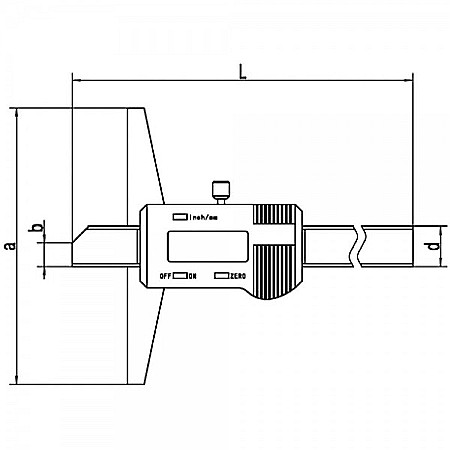 Subler digital de adancime eXpert 0-150mm x 100mm x 0.01mm [4]