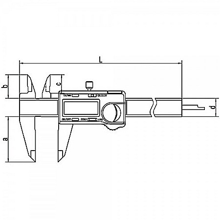 Subler digital metalic cu falci incrucisate eXpert 0-200mm x 45mm x 0.01mm [4]