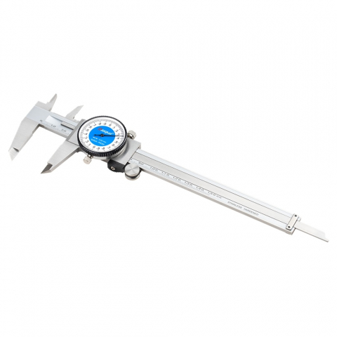 Sublere mecanice - Subler mecanic Dasqua cu cadran 2mm pe rotatie domeniu 0-150 mm citire 0.01 mm