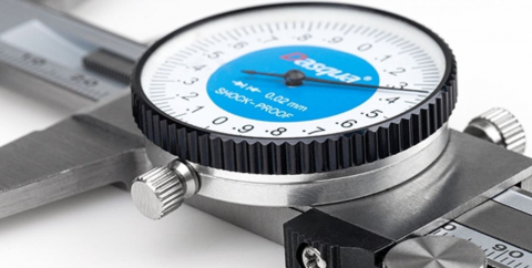 Subler mecanic cu cadran Dasqua cu cadran 2mm pe rotatie domeniu 0-150 mm citire 0.02 mm [3]