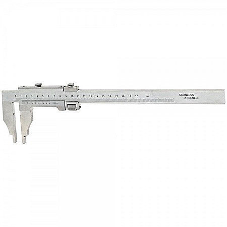 Subler mecanic cu falci lungi eXpert 0-300mm x 100mm citire 0.02mm si reglaj fin [1]