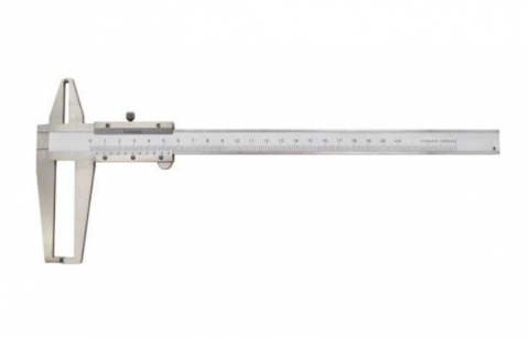 Sublere mecanice - Subler mecanic profesional 2 seturi de falci pentru interior 9-200 mm x 0.02 citire