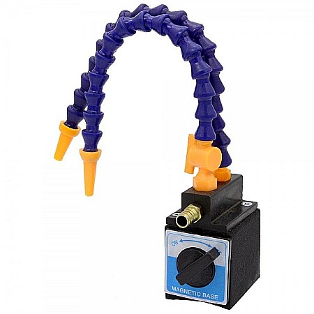 Suport cu brat flexibil si baza magnetica pentru pulverizare [1]