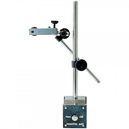 Accesorii Comparatoare - Suport stativ cu baza magnetica 60Kgf pentru ceas comparator pupitast fixare Ø6 mm