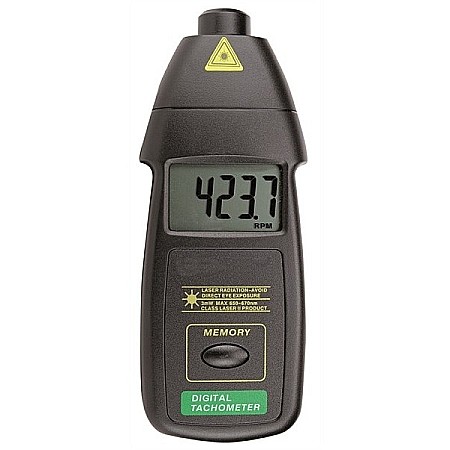 Aparate de masura si control - Tahometru digital fara contact cu raza laser 2,5 - 99999 RPM