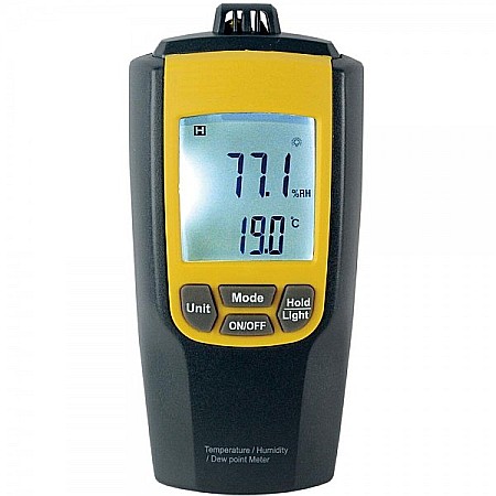 Aparate de masura si control - Termometru higrometru -10 la + 50°C si 0 la 100% RH cu punct de roua