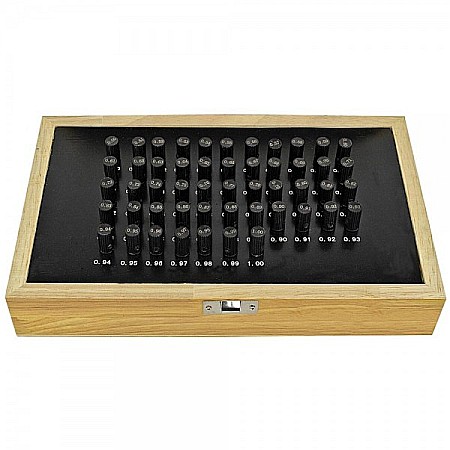 Pini cilindrici de masurare - Trusa set 151 pini cilindrici de masurare si control cu capete marcate 2.5-4 mm