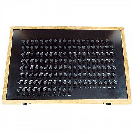 Pini cilindrici de masurare - Trusa set 151 pini cilindrici de masurare si control 7-8.5 mm capete negravate