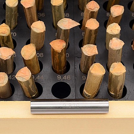 Trusa set 55 pini cilindrici de masurare si control 0.2-1.28 mm fara cap [2]