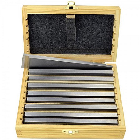 Cale etalon - Trusa set cale plan paralele din otel pentru frezare 20 piese 150 x 10 mm inaltime 14 - 32 mm