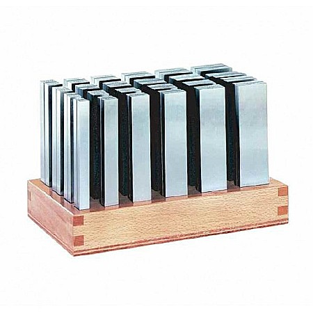 Cale etalon - Trusa set cale plan verticale din otel pentru frezare 48 piese