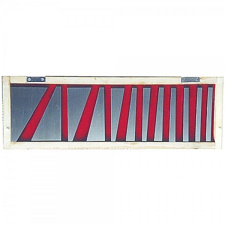 Cale etalon - Trusa set cale unghiulare din otel 12 piese clasa I DIN 861/I