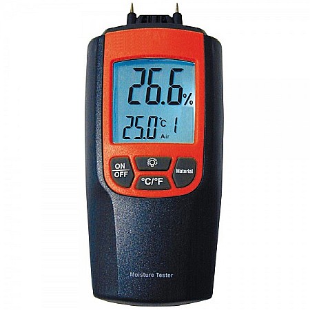 Umidometre - Umidometru digital 0-95,7% pentru lemn, tencuiala, mortar, beton
