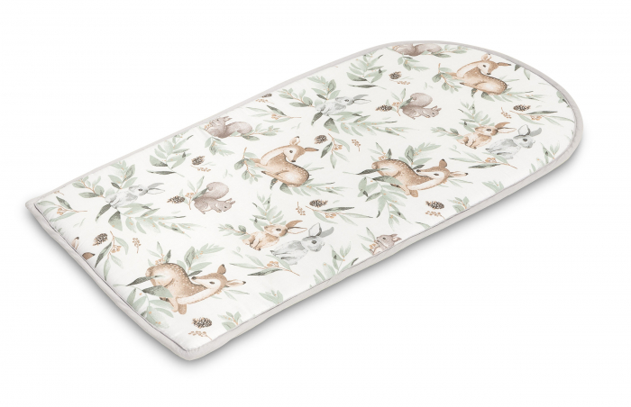 Baby nest, 100% bumbac waffle, alb/verde [3]