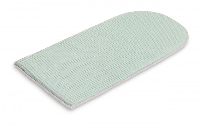 Baby nest, 100% bumbac waffle, alb/verde [4]
