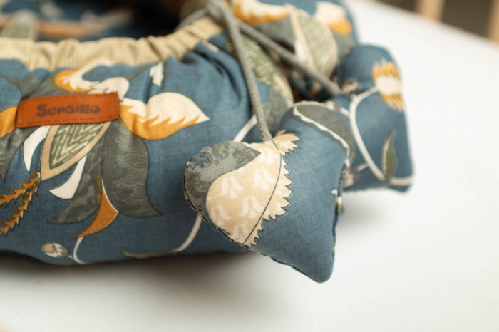 Baby nest, bumbac & catifea (Marocco Beige) [6]