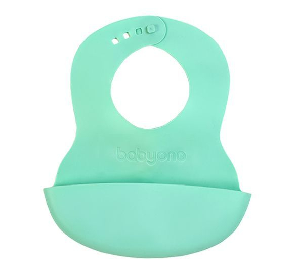 Baveta ajustabila din silicon 6+ (menta) [1]