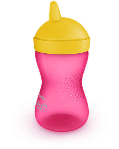 Cana cu tetina de formare dura 18+ Philips Avent Roz [2]