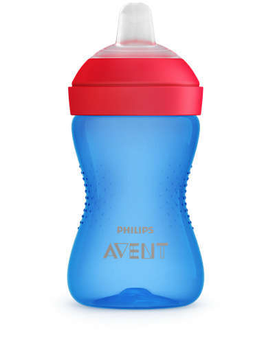 Cana cu tetina moale 9+ Philips Avent Albastru [1]