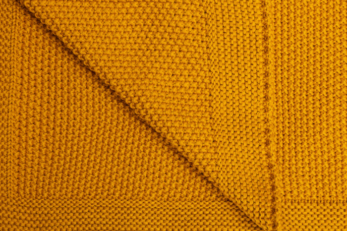 Paturica impletita 100% bumbac (galben) [3]