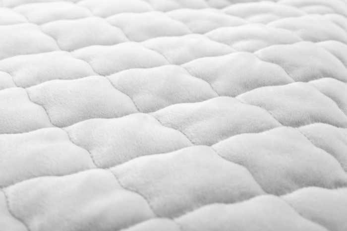 Protectie laterala patut, Plush Karo 180 x 30 cm (ALB) [4]