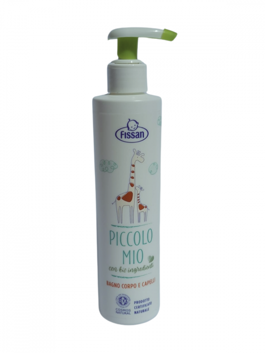 Sampon 2 in 1 corp si par, Fissan Piccolo Mio, ingrediente Bio, nou-nascuti [1]