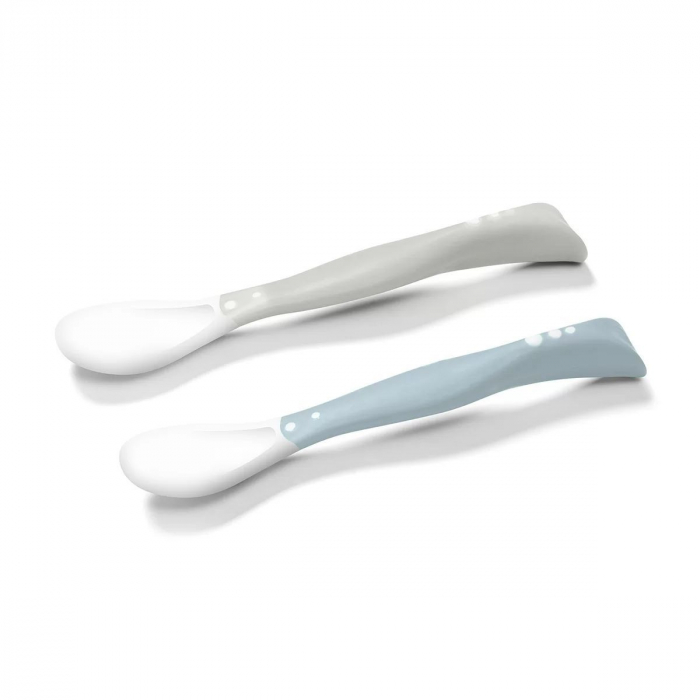 Set 2 lingurite flexibile 6+ (gri-bleu) [1]
