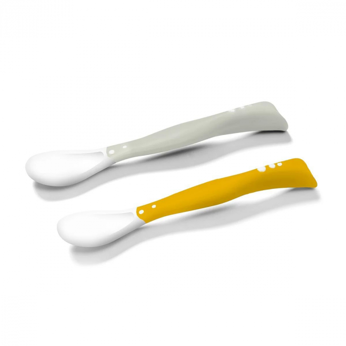 Set 2 lingurite flexibile 6+ (gri-galben) [1]