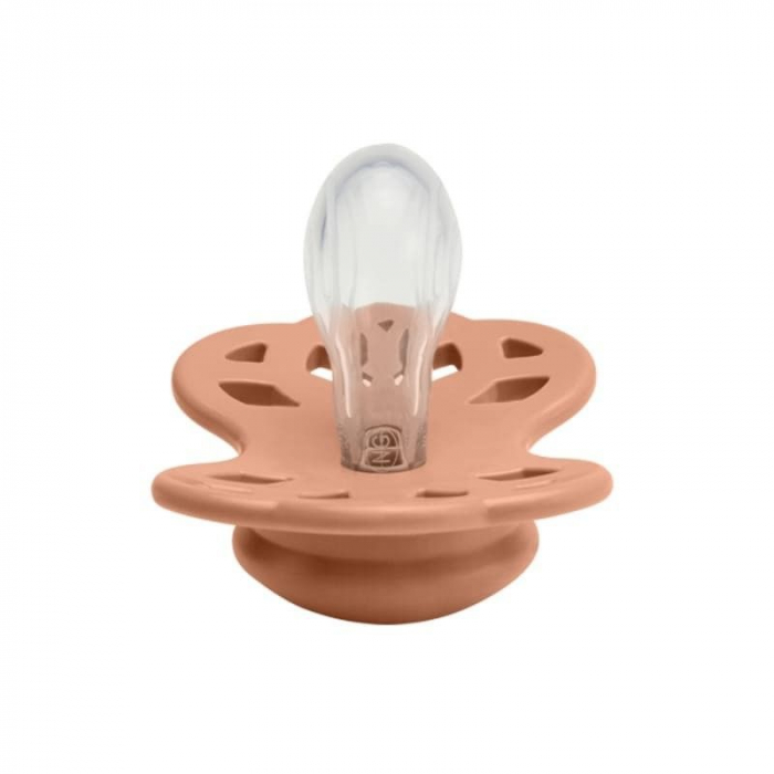 Suzeta BIBS Infinity 6+, Peach (marime M) [2]
