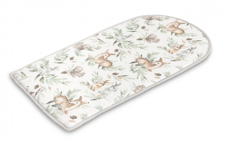 Baby nest, 100% bumbac waffle, alb/verde [2]