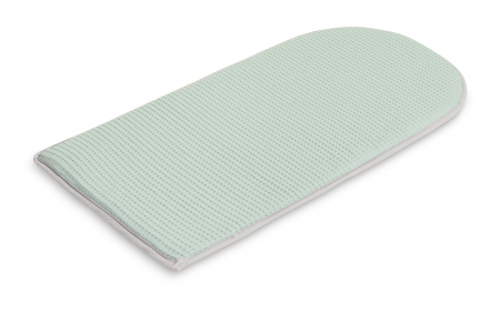 Baby nest, 100% bumbac waffle, alb/verde [3]