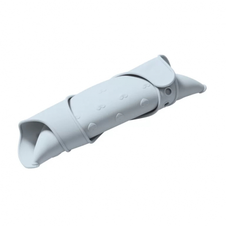 Baveta ajustabila din silicon 6+ (bleu cu stelute) [3]