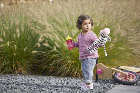 Cana cu tetina de formare dura 18+ Philips Avent Roz [4]