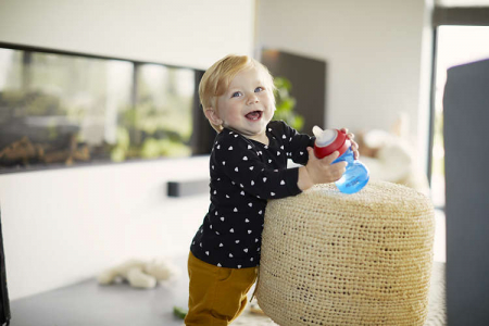 Cana cu tetina moale 9+ Philips Avent Albastru [5]