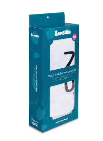 Covoras foto muselina 120 x 120 (Alb) [1]