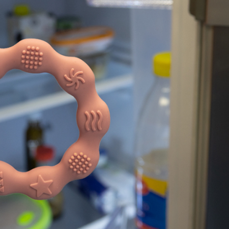 Jucarie dentitie silicon (roz) [3]