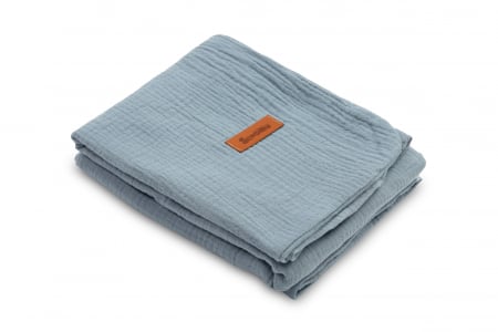 Păturici - Paturica bumbac muselina (bleu)