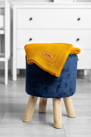 Paturica impletita 100% bumbac (galben) [3]