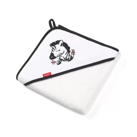 Prosoape - Prosop cu gluga Babyono 85x85 cm (alb)