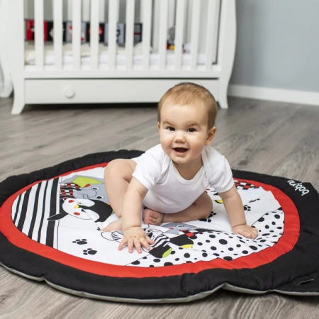 Saltea covoras interactiva si educationala (alb/negru/rosu) [6]