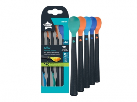 Set 5 lingurite ergonomice 4+ Tommee Tippee Multicolor [1]